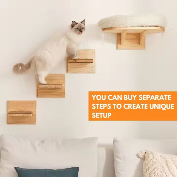 Chic Formative Design Cat Wall Shelves